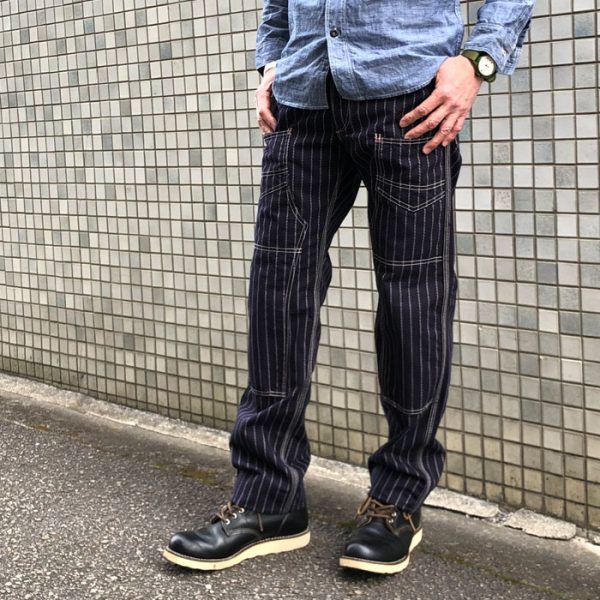 フリーホイーラーズ FREEWHEELERS "DERRICKMAN" NATIVE PATTERN STRIPE 2032010