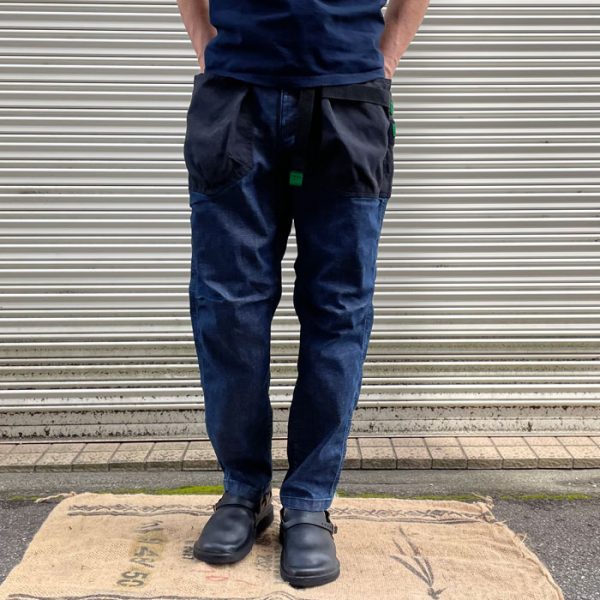 ハク (H.A.K.U) CHILL OUT TAPERED RAWHIDE BLUE DENIM