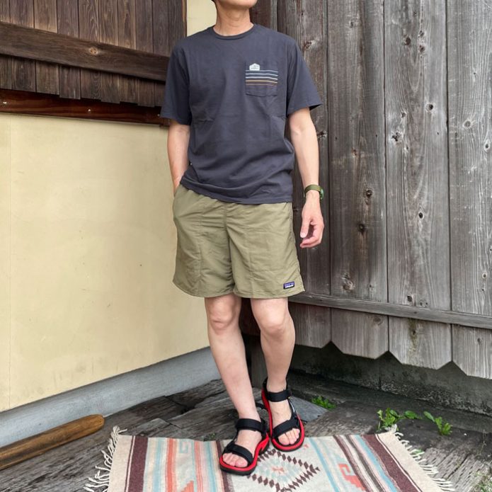 パタゴニア夏のおすすめ！バギースショーツ & Tシャツスタイル