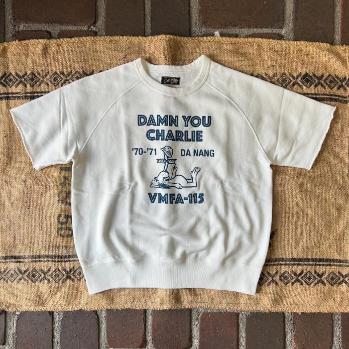 コリンボ COLIMBO Lagergeld Cut-off Sweat Shirt DAMN YOU CHARLIE