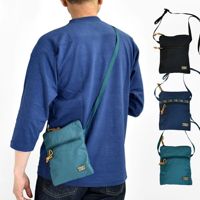 エルエルビーン (L.L.Bean) マウンテン・クラシック・クロスボディ・バッグ (無地) Mountain Classic Crossbody Bag ミニショルダーバッグ スマホポーチ 515143