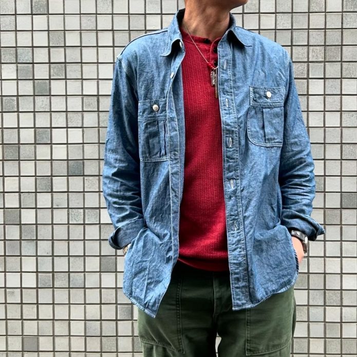 コリンボ (COLIMBO) WEST RUSSELL WORK SHIRTS ウエストラッセル ワークシャツ