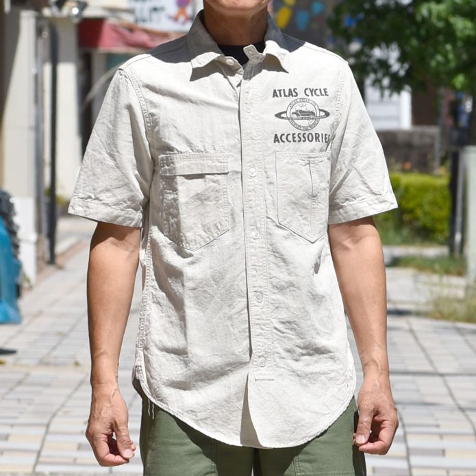 フリーホイーラーズ (FREEWHEELERS)
-ATLAS CYCLE CO.-
Big Bertha S/S SHIRT
半袖プリントシャツ
2423008