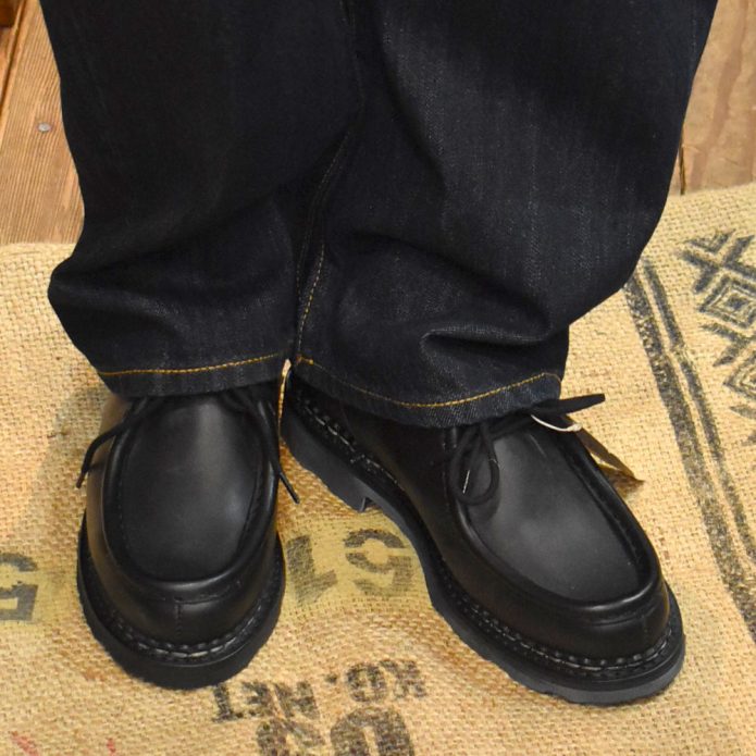 パラブーツ (PARABOOT) MICHAEL NOIR ミカエル チロリアンシューズ レディース 721204 トップジミーのレディースコーディネート画像