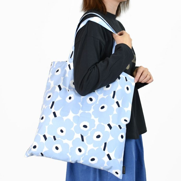 マリメッコ (marimekko) 【アジア限定】Mini Unikko tote bag 44x43cm コットントートバッグ ファブリックトート エコバッグ マイバッグ ウニッコ 52249-4-73682 52249473682