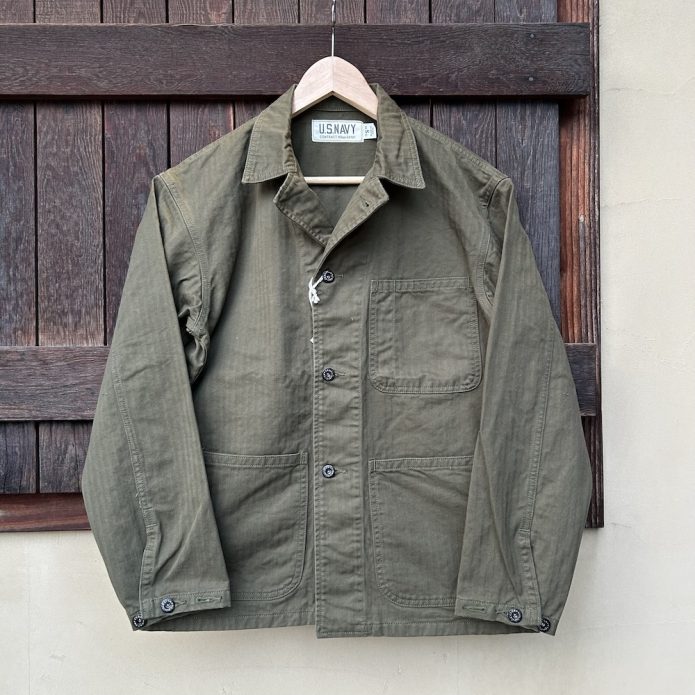 コリンボ COLIMBO NAVAL WORK JKT. N-3 TYPE HERRINGBONE TWILL PLAIN