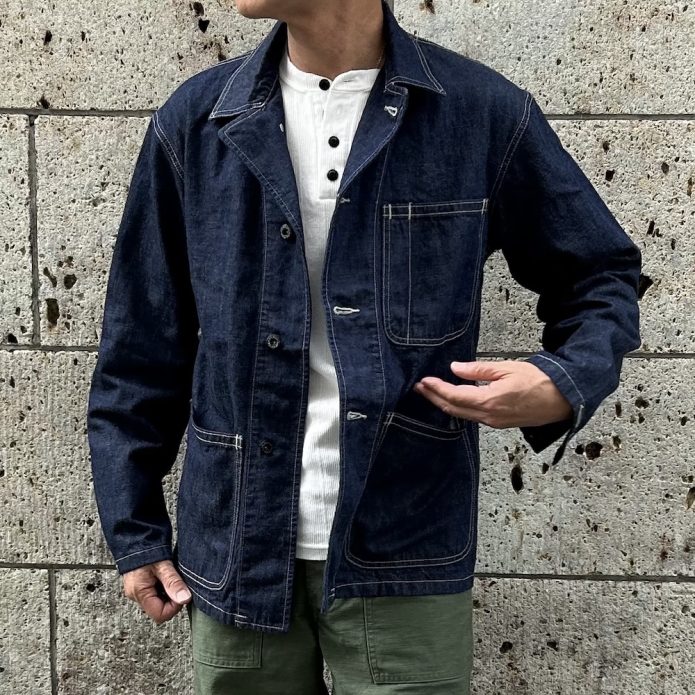 コリンボ COLIMBO NAVAL WORK JKT. N-3 TYPE 10oz DENIM PLAIN