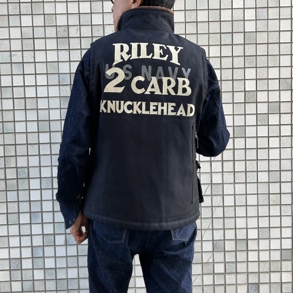 フリーホイーラーズ FREEWHEELERS -RILEY 2 CARB KNUCKLEHEAD- WINTER AVIATORS’ VEST 1930~1940s CIVILIAN MILITARY STYLE CLOTHING