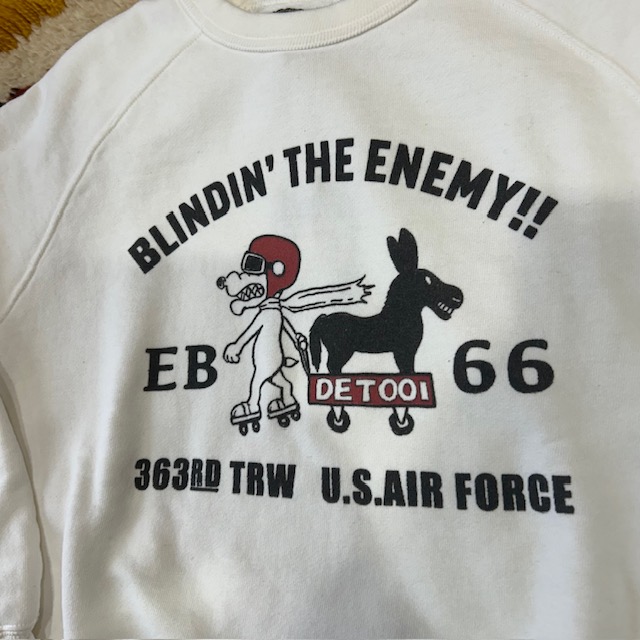 コリンボ COLIMBO LAGERGELD SWEAT RAGLAN SWEAT -EB-66 =BLINDIN' THE ENEMY=-